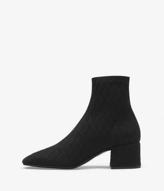 ASH女鞋2021新款KANDY系列时尚透气粗跟低筒单靴弹力靴时装靴